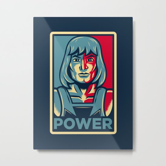 Power....he has it! Metal Print