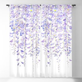 purple wisteria in bloom 2021 Blackout Curtain