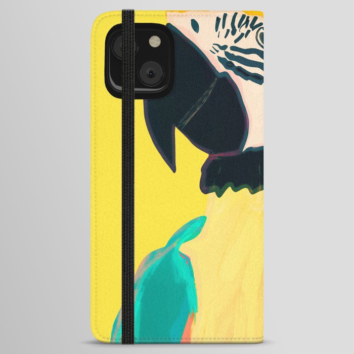 Parrot 3 iPhone Wallet Case