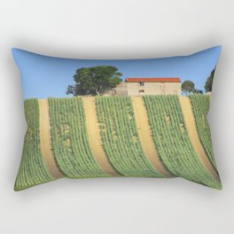 House on a hill Rectangular Pillow