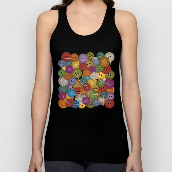 Buttons Unisex Tank Top