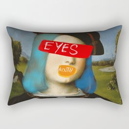 Eyes+Mouth=ART Rectangular Pillow