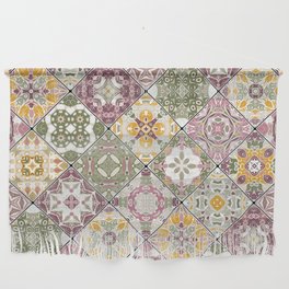 Mediterranean Decorative Tile Print III Wall Hanging