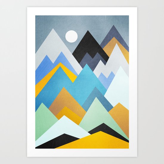 Golden Winter Art Print