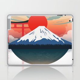 Sunset at Fuji Mountain Laptop Skin