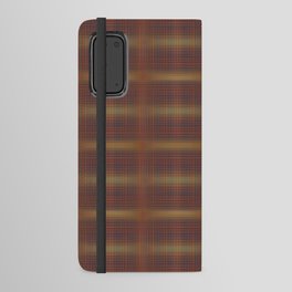 Small Chocolate Glow Plaid Android Wallet Case