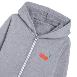 Delicious Ditsy Fruits blue Kids Zip Hoodie