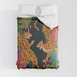 Jungle Cats - Roaring Tigers Comforter