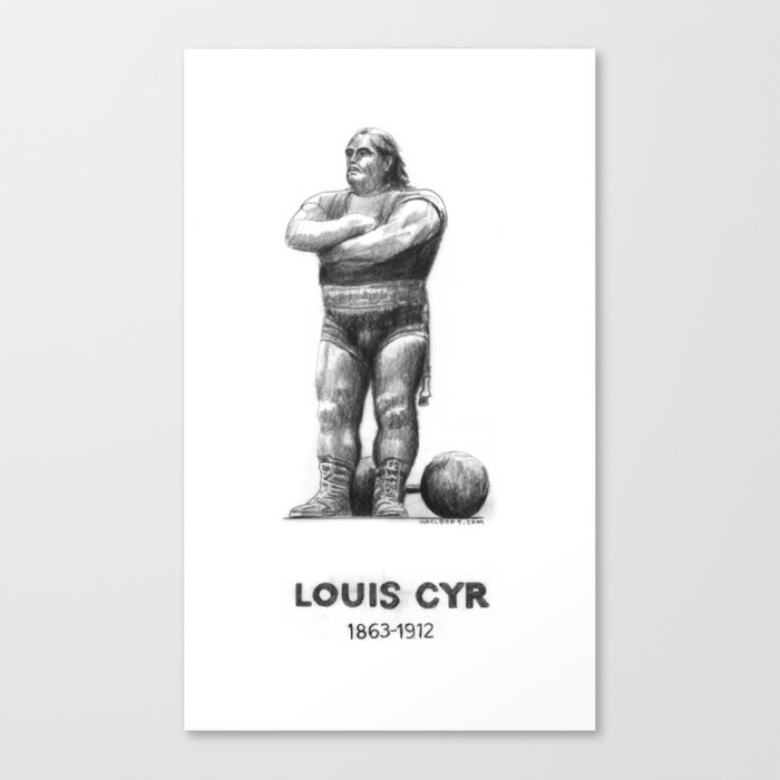Montreal's Louis Cyr Canvas Print