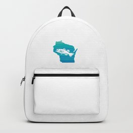 Wisconsin Wave Fishing Backpack