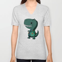 Firefly Wash Dinosaur V Neck T Shirt