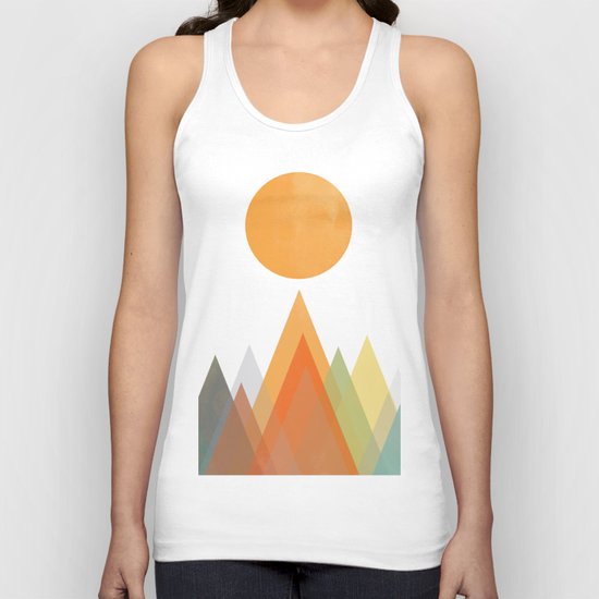 Spring in the mountains Unisex Tank Top