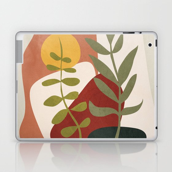 Two Abstract Branches Laptop & iPad Skin