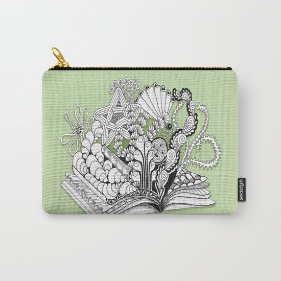 Book of Design - Zentangle Illustration for Children Carry-All Pouch