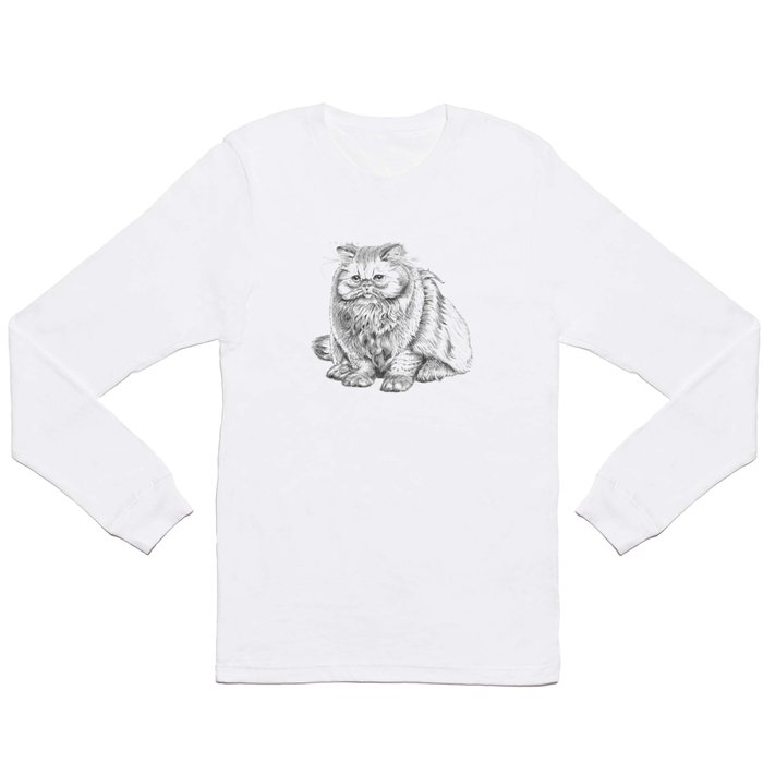 Yes it is a real cat! Long Sleeve T Shirt
