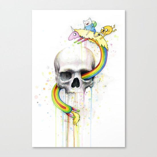 Adventure through Time and Face Canvas Print