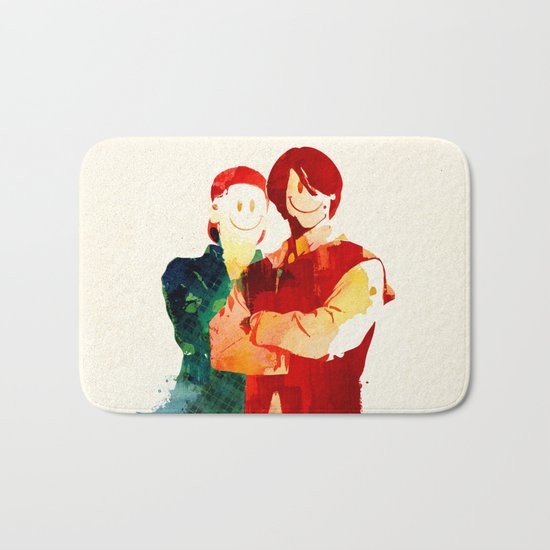 Time Travellers Bath Mat