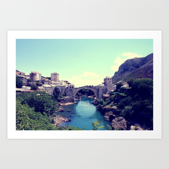 Old Bridge Art Print