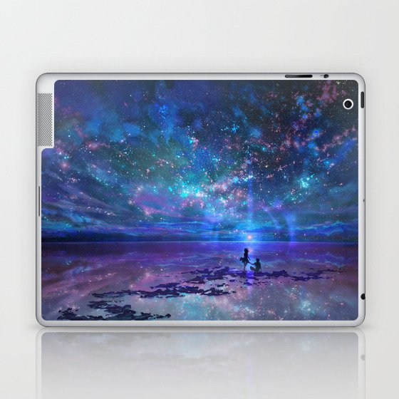 Ocean, Stars, Sky, and You Laptop & iPad Skin