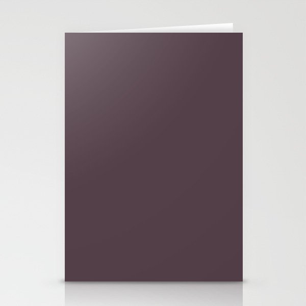 Plum Brown Stationery Cards