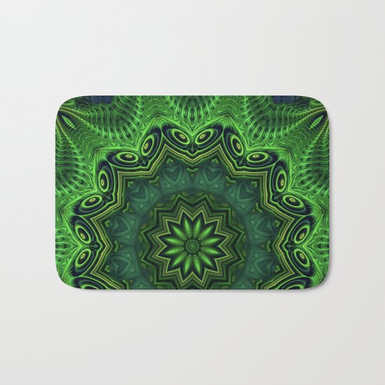 Harmony in Green Bath Mat