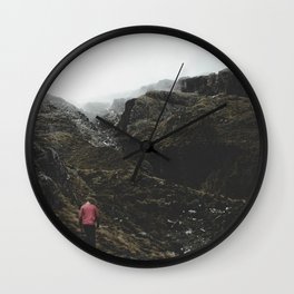 Highland Hiker Wall Clock