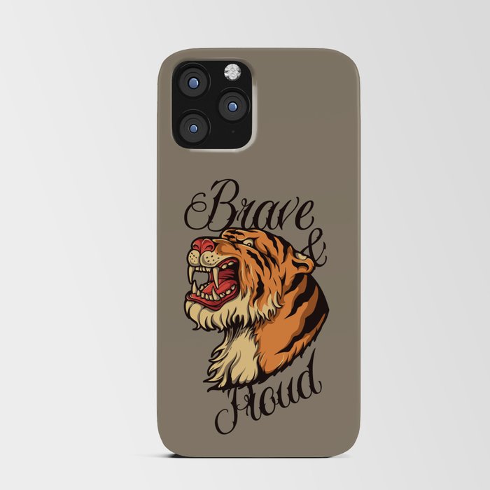 Vintage Tiger iPhone Card Case