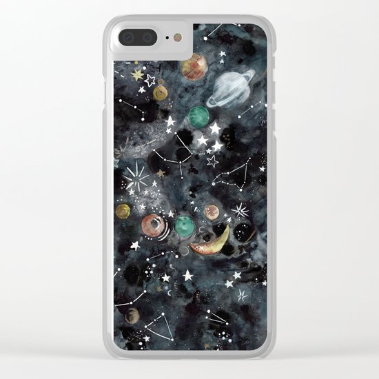 Cosmic Universe Clear iPhone Case