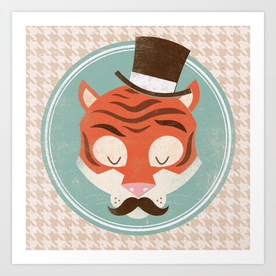 Uncommon Creatures - Tiger Art Print