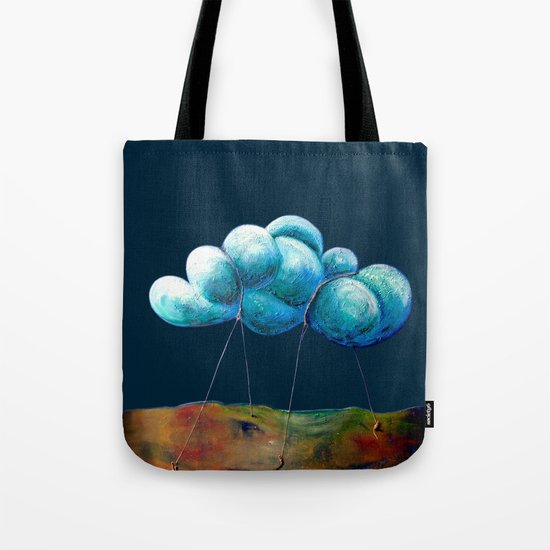 Cloud Tied Tote Bag