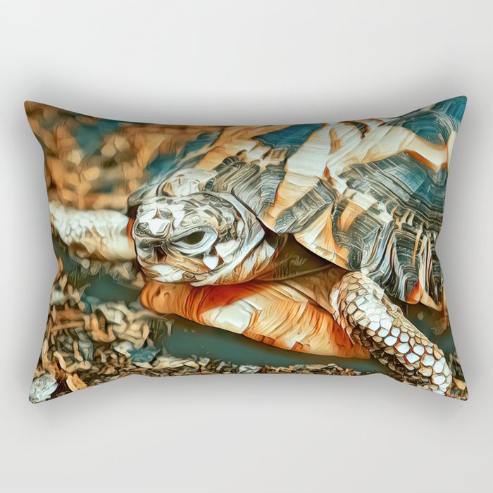 Eastern Box Turtle Rectangular Pillow