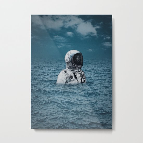 lost at sea Metal Print