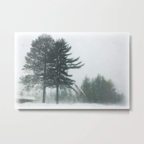 Snow Storm Metal Print