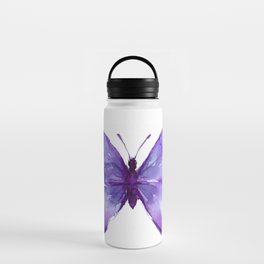 Purple Butterfly Water Bottle