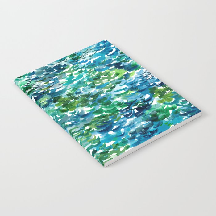 Underwater Teal Pattern Notebook