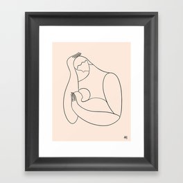Mother & child Framed Art Print