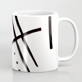minimalist flower : red Coffee Mug