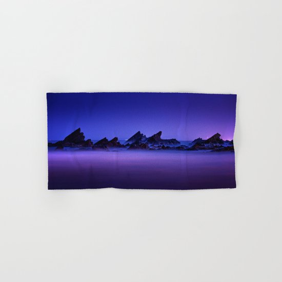 Still Waters Jagged Rocks Hand & Bath Towel