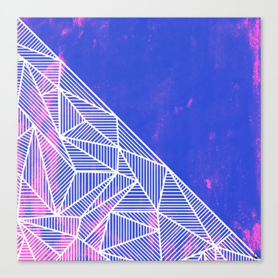 B Rays Geo Punk Canvas Print