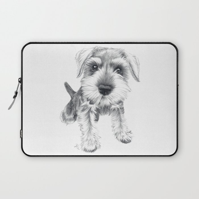 Schnozz the Schnauzer Laptop Sleeve