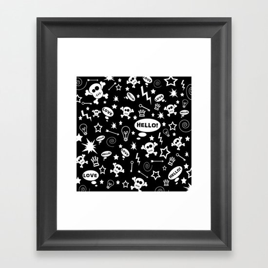 Hello Love! Framed Art Print