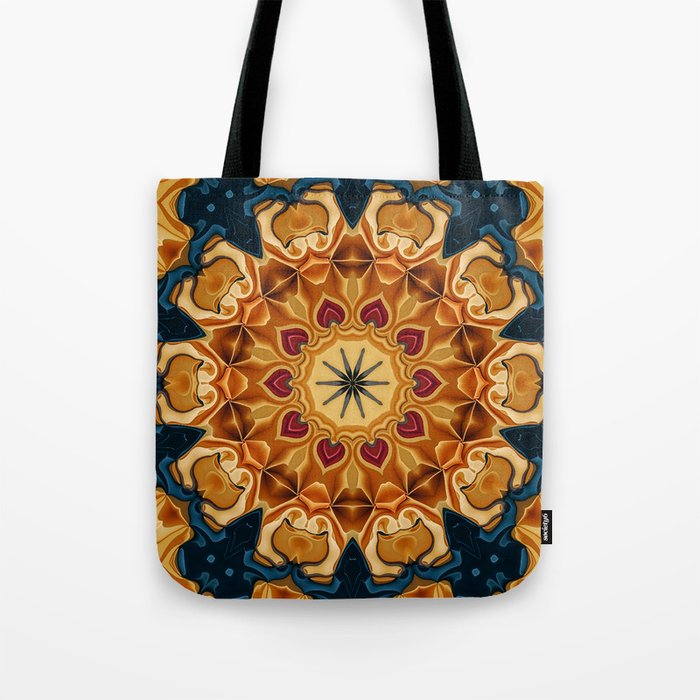 Digitally Painted Mandala Tote Bag
