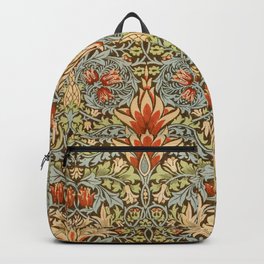 William Morris Snakehead  Floral Vintage Victorian Pattern Backpack