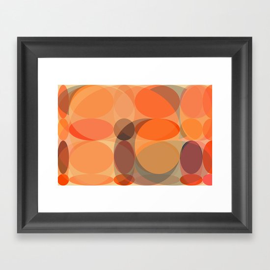 Faded Lights Framed Art Print