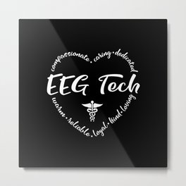 EEG Tech, Metal Print
