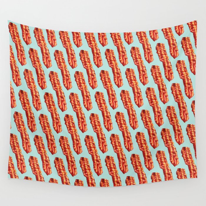 Bacon Pattern Wall Tapestry
