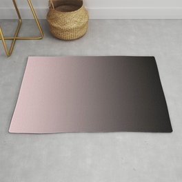 Black, pink - gray Ombre. Area & Throw Rug