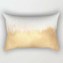 Brushed Gold Rectangular Pillow