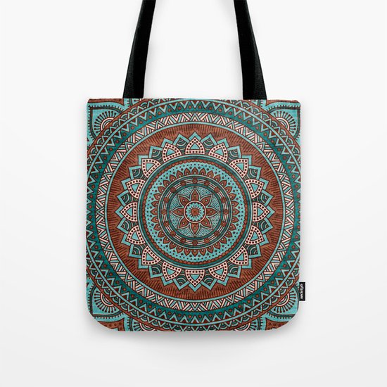 Hippie mandala 50 Tote Bag