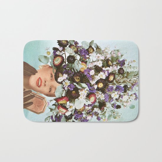 Floral Fashions III Bath Mat